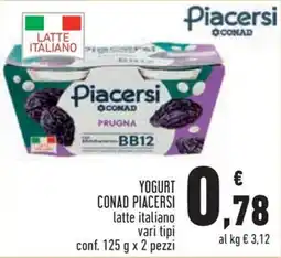 Conad City Yogurt Conad Piacersi offerta