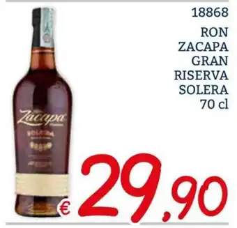 Ron Zacapa Gran Riserva Solera