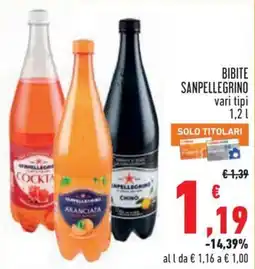 Conad City Bibite Sanpellegrino offerta