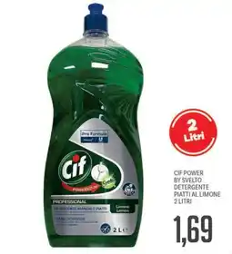 Supermercati Piccolo Cif detergente manuale piatti al limone offerta