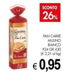 PrestoFresco Pan Carré Mulino Bianco offerta