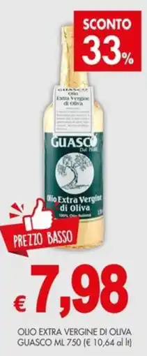 PrestoFresco Olio extra vergine di oliva Guasco offerta