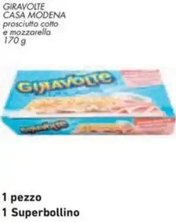 Conad City Giravolte prosciutto cotto e mozzarella offerta