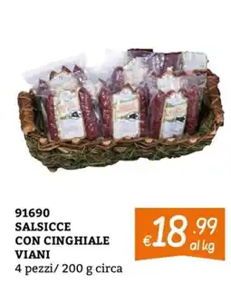 Zona Salsicce con cinghiale Viani offerta