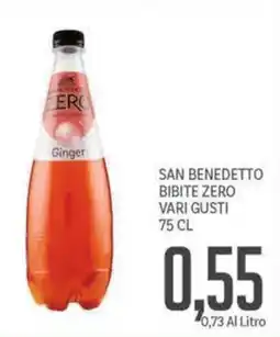 Supermercati Piccolo San Benedetto Bibite Zero Ginger offerta