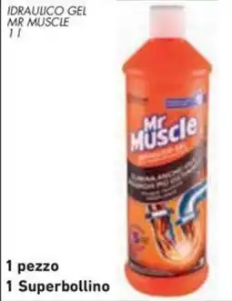 Conad City Idraulico gel Mr Muscle offerta