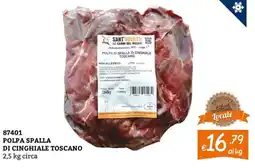 Zona Polpa di spalla di cinghiale toscano offerta