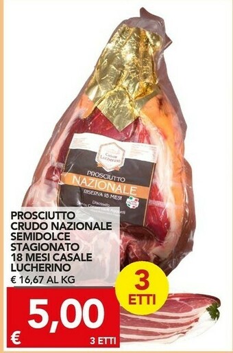 TuoDi Prosciutto crudo offerta
