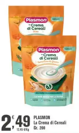 Conté Supermercati Plasmon La Crema di Cereali offerta