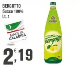 Conté Supermercati Bergotto Succo 100% offerta