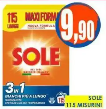 Sole lavaggio 3 in 1