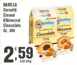 Conté Supermercati Barilla Cornetti Crema/Albicocca/Cioccolato offerta