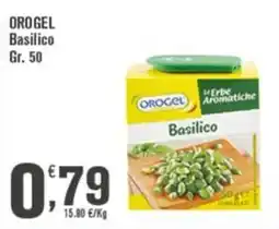 Conté Supermercati Orogel Basilico offerta