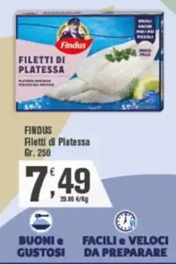 Conté Supermercati Findus Filetti di Platessa offerta
