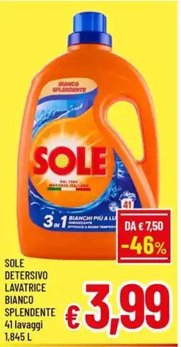 Famila Market Sole detersivo lavatrice bianco splendente offerta