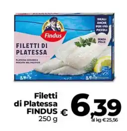 Ipercoop Radenza Filetti di Platessa Findus offerta