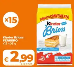 Ipercoop Radenza Kinder Brioss offerta