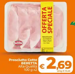 Ipercoop Radenza Prosciutto Cotto Beretta offerta