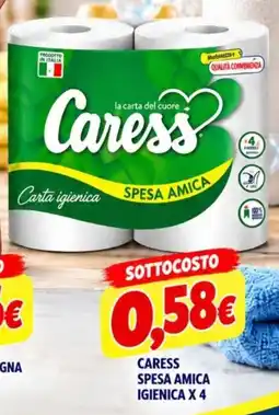 A Casa Mia Carta igienica Caress Spesa Amica offerta
