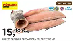 Orvea Filetto fresco di trota iridea del Trentino IGP offerta