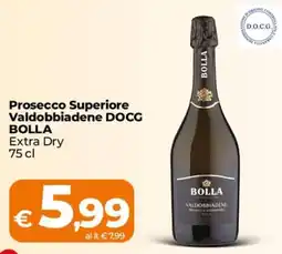 Ipercoop Radenza Prosecco Superiore Valdobbiadene DOCG Bolla Extra Dry offerta