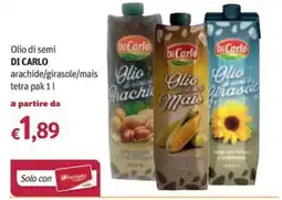 Futura Supermercati Olio di semi Di Carlo offerta