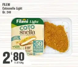 Conté Supermercati Fileni Light Cotosnella offerta