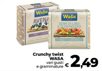 Crunchy twist WASA