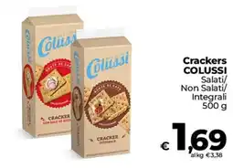 Ipercoop Radenza Crackers Colussi offerta