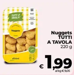 Ipercoop Radenza Nuggets TUTTI A TAVOLA offerta