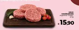 Ipercoop Radenza Maxi hamburger Argentina "Green" offerta