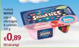 Futura Supermercati Fruttolo Nestlé yogurt alla fragola & smarties offerta