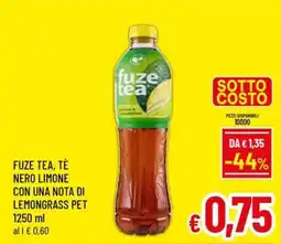 Famila Market Fuze Tea Tè Nero Limone offerta
