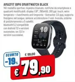 Famila Market Amazfit Bip6 smartwatch black offerta