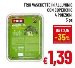 A&O Frio vaschette in alluminio con coperchio offerta