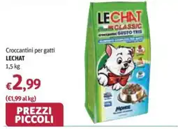 Futura Supermercati Croccantini per gatti Lechat Classic offerta