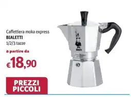 Futura Supermercati Caffettiera moka express Bialetti offerta