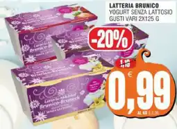 Vicino a te supermercati Yogurt senza lattosio Latteria Brunico offerta
