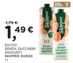 Orvea Succo senza zuccheri aggiunti Skipper Zuegg offerta