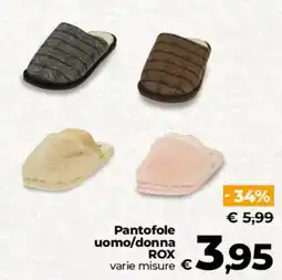 Ipercoop Radenza Pantofole ROX offerta