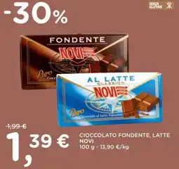 Orvea Cioccolato fondente, latte Novi offerta