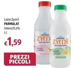 Futura Supermercati Latte Zymil Parmalat offerta