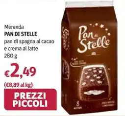 Futura Supermercati Pan di Stelle pan di spagna al cacao offerta