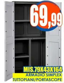 Giunigor Armadio Simplex offerta