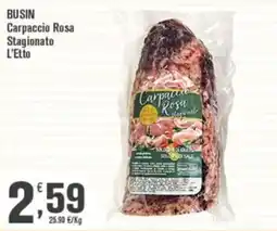 Conté Supermercati Carpaccio Rosa Stagionato offerta