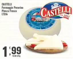 Conté Supermercati Castelli Formaggio Pecorino Pienza Fresco L'Etto offerta