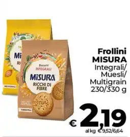 Ipercoop Radenza Frollini Misura integrali offerta