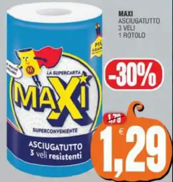 La SuperCarta Maxi asciugatutto