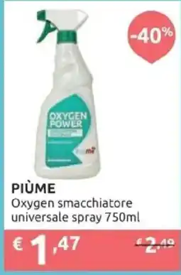 PiùMe Piùme Oxygen smacchiatore universale spray offerta