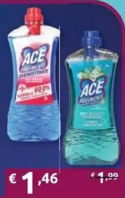 PiùMe Ace pavimenti disinfettante offerta